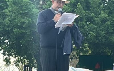 En la muestra de la Rural de María Grande reapareció el cura Marcelino Moya, condenado por abuso y corrupción de menores