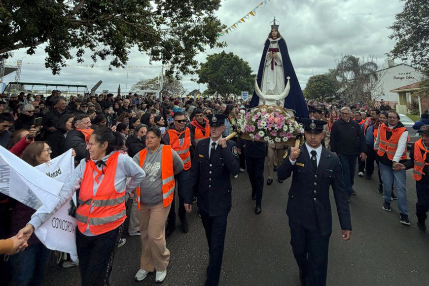 Fieles de la diócesis de Concordia celebraron a su patrona en Federación
