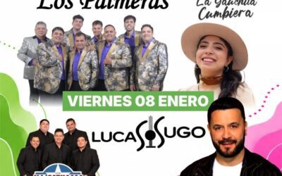 Federación apuesta fuerte: Los Palmeras y Lucas Sugo se suman a Luciano Pereyra en la grilla de la 43ª Fiesta Nacional del Lago
