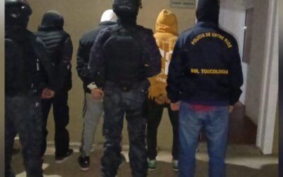 Tres personas detenidas tras allanamientos y secuestro de cocaína en Feliciano