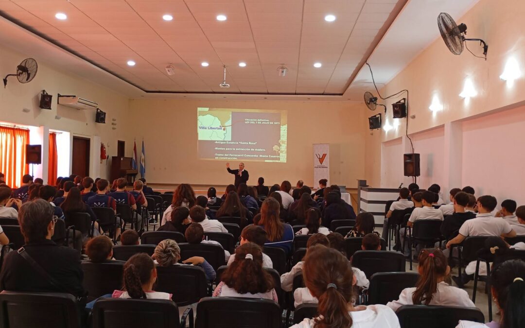 Brindaron una charla sobre la historia de Villa del Rosario y su municipio