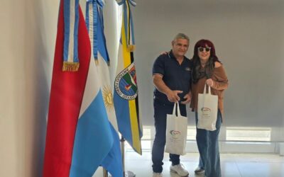 La actriz Silvia Peyrou visitó Santa Ana