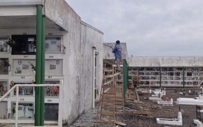 Continúan los trabajos de mantenimiento y mejoramiento en el cementerio local