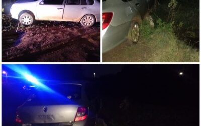 Pareja de Villa del Rosario protagonizó un siniestro vial en Chajarí