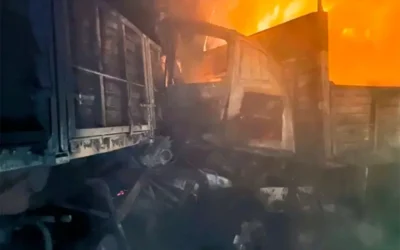 Fatalidad en Zárate-Brazo Largo: murió un camionero tras un choque e incendio
